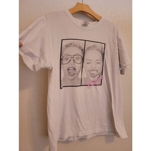 Bangerz Graphic Kids T-Shirt - White size M miley cyrus
